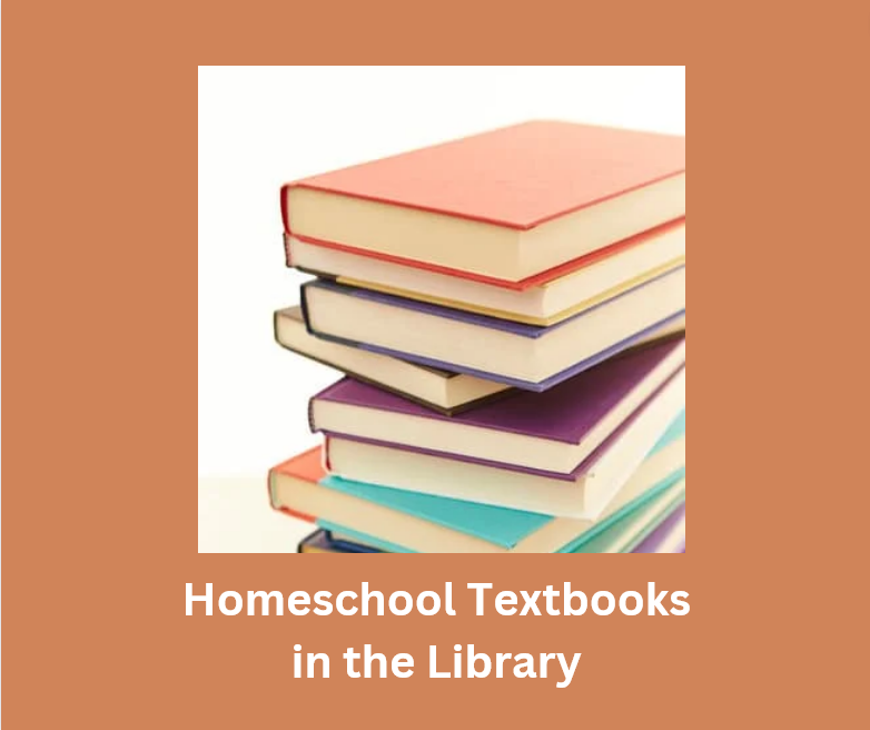 Homeschool Textbooks in the Library